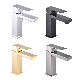 Various Colors of Stainless Steel Gold Bathroom Wash Basin Faucet Black Sink SUS 304 Hot Cold Water Mixer Face Basin Tap