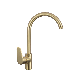 Watermark Mounted Deck Cold Hot Water Faucet Mixer Taps Gold for Kitchen