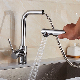 Polished Chrome Single Handle Pull Down Kitchen Faucet Pull out Sink Faucet manufacturer