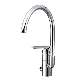 High Neck Ceramic Cartridge Sink Mixer Brass Kitchen Faucet