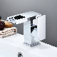  Modern Brass Chrome Mixer Tap Waterfall Kitchen Bathroom Basin Sink Faucet Sanitary Faucet