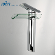 Sanitary Ware Brass Single Handle Bathroom Brass Glass Waterfall Wash Basin Faucet