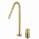  North American and European Design Styles Single Lever Handle Gold Finish Luxury Basin Sink Taps Faucet Mixer