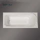  CE Indoor Acrylic 71 Inch Adults Bath Tubs Rectangle Drop in Bathtub