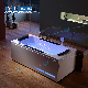  Joyee 2 Person Luxury Germany Design LED Waterfall Whirlpool Bathtub Massage with LED Skirt Light