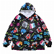  Custom High Quality Oversized Hoodie Wearable Flannel Sherpa Blanket