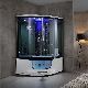 Woma 1350*1350*2350mm Tempered Glass Sliding Door Steam Sauna Shower Room (Y801B)