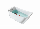  Woma New Design White Color Soaking Freestanding Bathtub (Q359S)