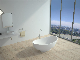 Ressani Modern Bathroom Tub Artificial Stone Resin Solid Surface Freestanding Bathtub manufacturer