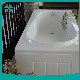  Hot Sale Freestanding Rectangular Glossy White Jacuzzi Acrylic Bathtub Hot Tub