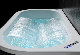 New Waterfall Massage Bathtub with Ce RoHS ETL Certificate Acrylic Tub