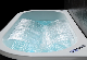 New Waterfall Massage Bathtub with Ce RoHS ETL Certificate Acrylic Tub