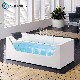  Sunrans Freestanding One Person Acrylic Deep Soaking Massage Bathtub for Bathroom