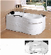 Nordic Style Antique Acrylic Freestanding Whirlpool Massage Bathtub for The Indoor