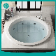 Large Outdoor Round Wooden Bathtub SPA, Circular Hot Tub, 4 Person Relax SPA Hot Tub Dimensions