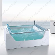 Hydro Sauna Massage Hot Bath Tub with Clear Tempered Glass for 2 Persons manufacturer