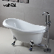  Classical Free Standing Acrylic Clawfoot Bathtub with Tiger Feet