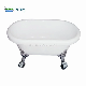 CE Classical New Baby Soaking Acrylic Freestanding Bath Tub Bathroom Standard Size Small Clawfoot Soaker Bathtub with Legs manufacturer