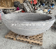  Natural Stone Grey Granite Marble Bathtub for Bathroom