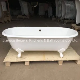 Soaking Antique Cast Iron Enamel Bathtub Freestanding with Legs