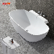 Hotel Stone Resin Solid Surface Bathtubs Bathroom Free Stand Acrylic Resin Stone Bath manufacturer