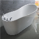 Hot Sale with Whirlpool Classic Acrylic Solid Surface Bath Tub Shower Bath