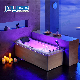 Joyee 1 2 Persons Small Bath Room Freestanding Jacuzzy Whirlpool Bathtub, Modern Massage Bathtub manufacturer