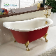 Antique American Harga Acrylic Clawfoot Bathtub with Golden Feet manufacturer