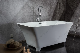 Single Bathroom Insulated Tubs High End White Free Standing Bathtubs with Legs manufacturer