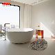  Custom Size Hotel Project Acrylic Resin Stone Solid Surface Freestanding Bathtub 1.1