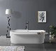 Customized Bathroom Free Standing Stone Soaking Bathtub Acrylic Solid Surface Bathtub