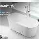  Modern Freestanding Acrylic Soaking Bathtub: Luxurious White, Cupc Certified, High-Quality, 1.5m Size, Rectangle Design