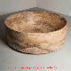 Travertine Round Bathtub Freestanding Bath Tubs Stone Circular Bathtub for Hotel/Bathroom Baths manufacturer