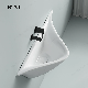 Bto Bathroom Special Shaped White Sink Wall Hung Basin manufacturer