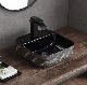 Luxury Hotel Bathroom Vanity Basin Porcelain Ceramic Art Wash Basin Countertop Vessel Sink