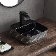  Luxury Hotel Bathroom Vanity Basin Porcelain Ceramic Art Wash Basin Countertop Vessel Sink