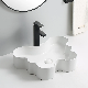 Artistic Porcelain European Bathroom Sanitary Ware Ceramic Art Basins Marble Sink Wash Basin manufacturer