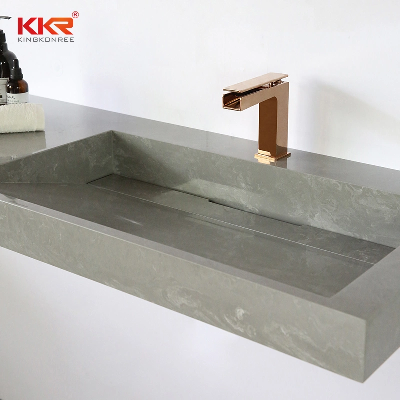 White Carrara Marble Bathroom Wash Basin for Bathroom All Mounted Marble Basins