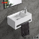 Bathroom Wall Hung Sink Resin Stone Solid Surface Small Sink manufacturer