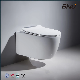 Luxury Ceramic Sanitary Ware Wall Mounted OEM Modern Bathroom Rimless Wall Hung Toilet