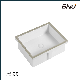 17" European American Design White Ceramic Under Counter Sink Rectangular Undermount Bathroom Sink Bl1712