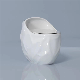 Peanut New Design White Ceramic Wc Round Egg Shaped Porcelain One Piece Bathroom Toilet manufacturer