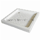 Wc Sanitaryware Good Quality White Square Bathroom Ceramic Shower Tray manufacturer