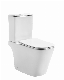  Sanitary Ware Water Closet Bathroom Ceramic Square Inodoro Two Piece Washdown Toilet