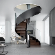 Factory Customize Steel Wooden Loft Unique Design Spiral Staircase manufacturer