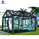  Prefabricated Sliding Retractable Sophisticated Glass House Aluminum Mobileglass Sunroom