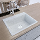  Customization Anti-Scratch Handmade Sink Bathroom White Quartz Granite Sink