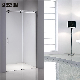 304 Stainless Roller Barn Door Frameless Sliding Glass Shower Screen manufacturer