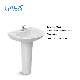  Foshan Factory Wash Hand Pedestal Basin