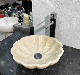  Single Bowl Waterfall China Wholesale Factory Customized Cabinet White Marble Basin Sink
